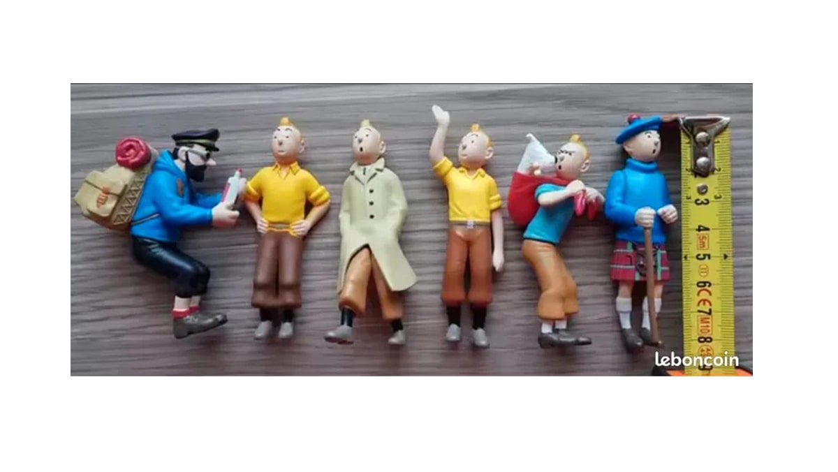 فیگور تن تن و کاپیتان هادوک TinTin ست 6 عددی - Image 5
