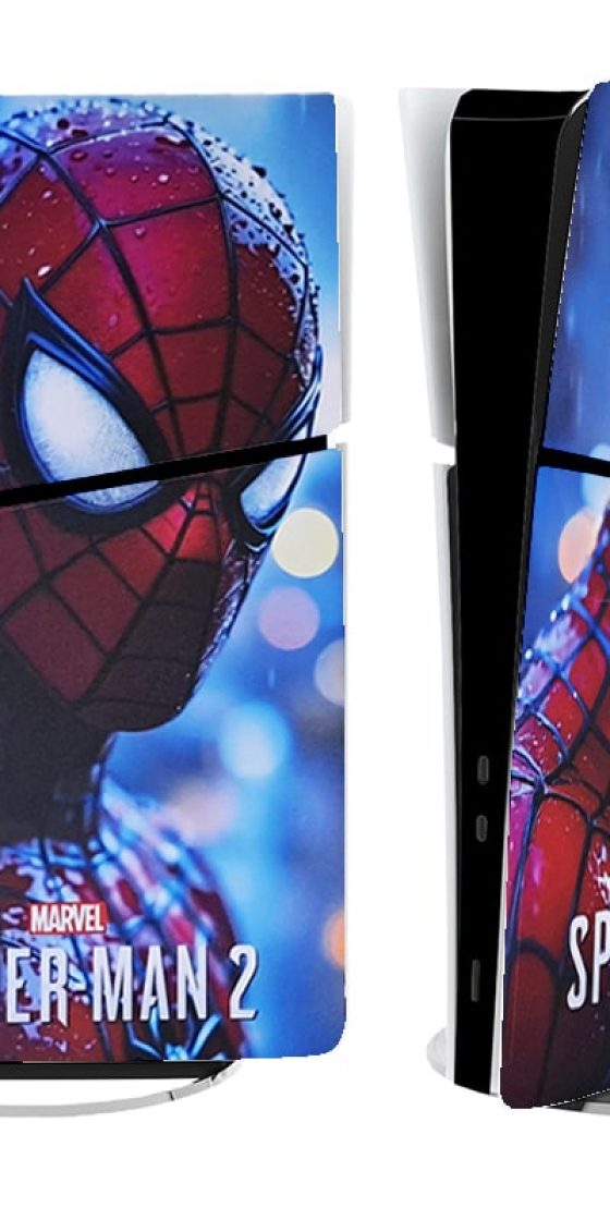 برچسب کنسول PS5 SLIM (GO) طرح spider-man