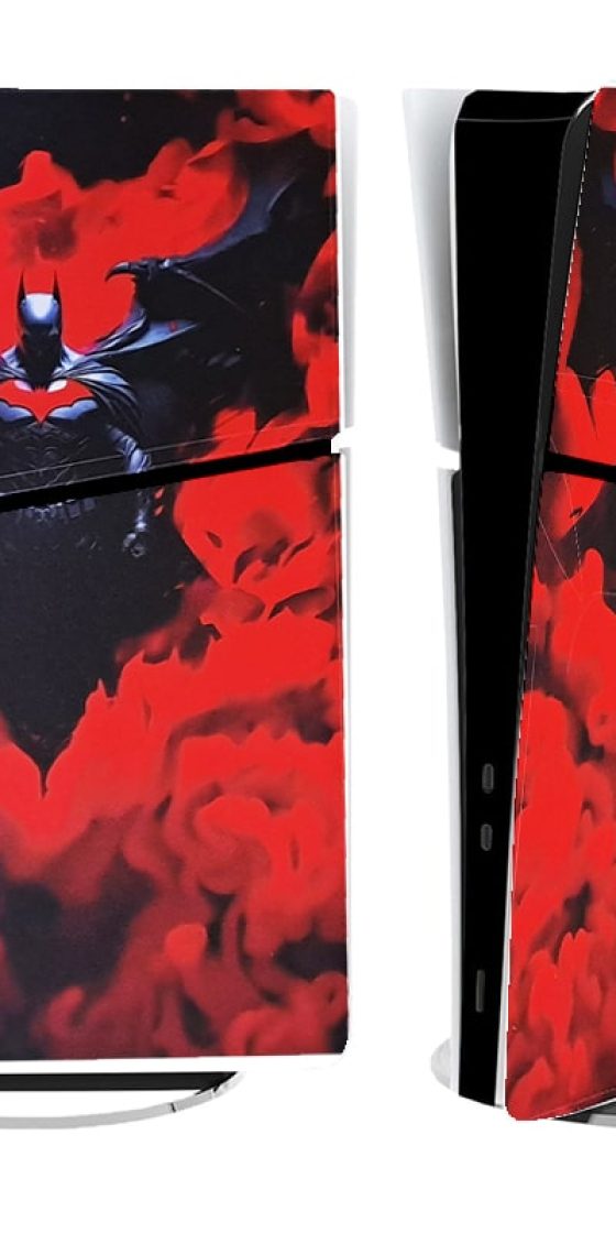 برچسب کنسول PS5 SLIM (GO) طرح بتمن BATMAN