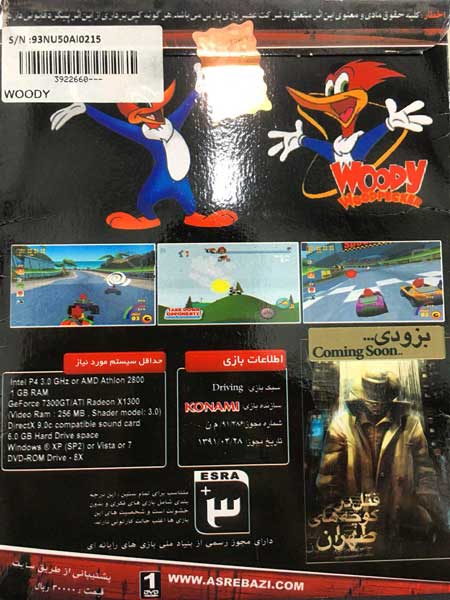 بازی WOODY WOODPECKER RACING