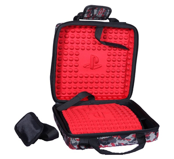 ضربه گیر کیف پلی استیشن ۴ PlayStation 4 Travel Case Red & silver