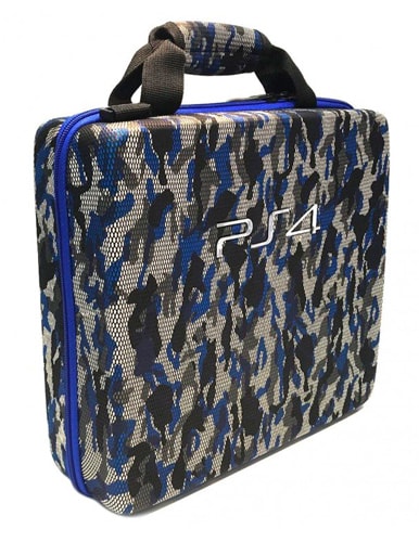 کیف پلی استیشن ۴ PlayStation 4 Travel Case Blue & silver