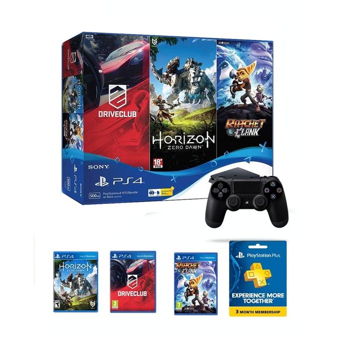 پلی استیشن ۴ اسلیم ۵۰۰ گیگ ریجن ۲ باندل PS4 SLIM 500GB BUNDLE 3 GAMES