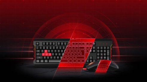 طراحی مخصوص گیمینگ کیبورد و موس گیمینگ A4tech Bloody Q1100