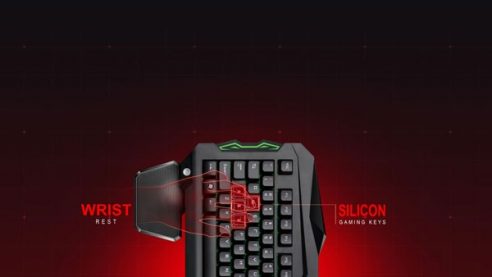 کلیدهای سیلیکونی با عمر بیشتر ویژه گیمرها در کیبورد و موس گیمینگ A4Tech Bloody B2100