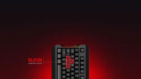 طول عمر کلیدهای سیلیکونی کیبورد و موس گیمینگ A4tech Bloody Q1100