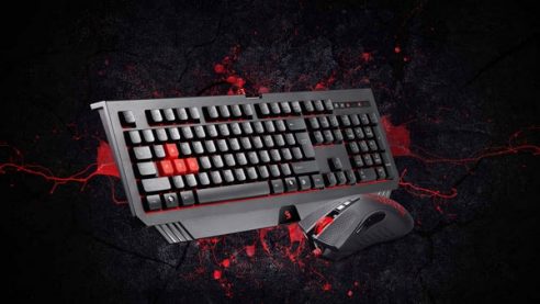 طراحی کیبورد و موس گیمینگ A4tech Bloody B1500 Blazing