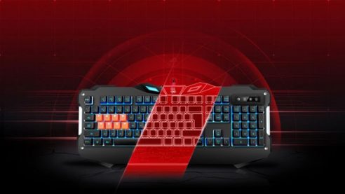 طراحی نور پس زمینه گیمینگ کیبورد گیمینگ A4tech Bloody B328
