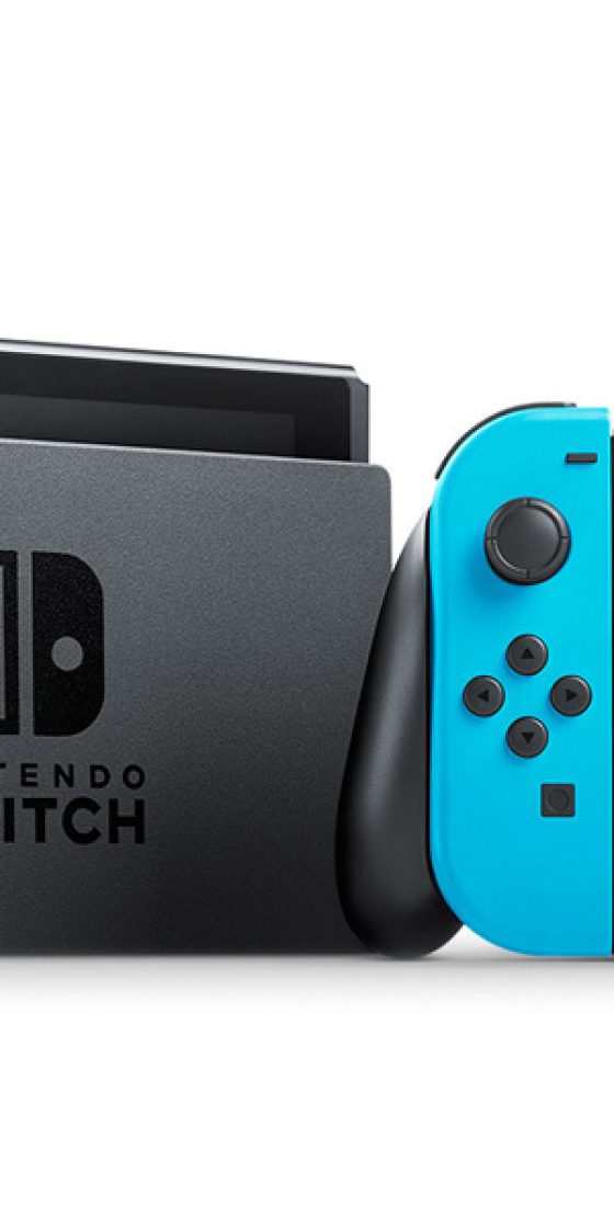 کنسول بازی نینتندو سوییچ آبی قرمز سری جدید مدل Neon Blue and Red Joy Con