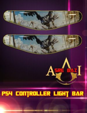 لایت بار ژله ای رنگی 2 تایی گیم پد پلی استیشن 4 طرح (Monster Hunter World)