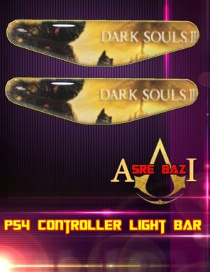 لایت بار ژله ای رنگی 2 تایی گیم پد پلی استیشن 4 طرح (Dark Souls 3)