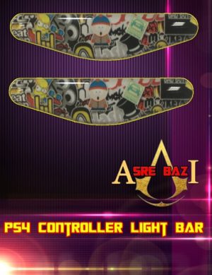 لایت بار ژله ای رنگی 2 تایی گیم پد پلی استیشن 4 طرح (Child Boy)