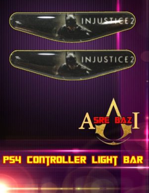 لایت بار ژله ای رنگی 2 تایی گیم پد پلی استیشن 4 طرح (Injustice 2)