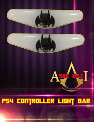لایت بار ژله ای رنگی 2 تایی گیم پد پلی استیشن 4 طرح (Catwoman)
