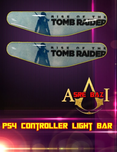 لایت بار ژله ای رنگی 2 تایی گیم پد پلی استیشن 4 طرح (Tomb Raider)