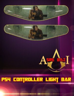 لایت بار ژله ای رنگی 2 تایی گیم پد پلی استیشن 4 طرح (Tomb Raider)