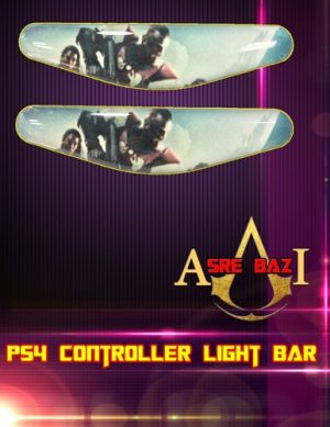 لایت بار ژله ای رنگی 2 تایی گیم پد پلی استیشن 4 طرح (Destiny 2)