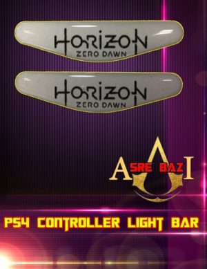 لایت بار ژله ای رنگی 2 تایی گیم پد پلی استیشن 4 طرح (Horizon Zero Dawn)