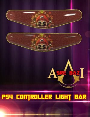لایت بار ژله ای رنگی 2 تایی گیم پد پلی استیشن 4 طرح (Mario)