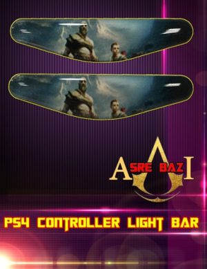 لایت بار ژله ای رنگی 2 تایی گیم پد پلی استیشن 4 طرح (God of War)