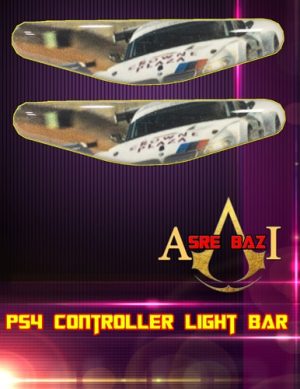 لایت بار ژله ای رنگی 2 تایی گیم پد پلی استیشن 4 طرح (World Rally Championship)