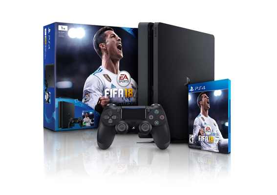 پلی استیشن ۴ اسلیم ۱ ترابایت ریجن ۲ باندل Slim Fifa 18 - Image 2