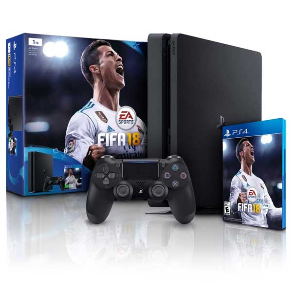 پلی استیشن ۴ اسلیم ۱ ترابایت ریجن ۲ باندل فیفا ۱۸ PS4 Slim Fifa 18 Bundle
