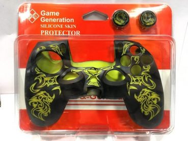 روکش محافظ دسته پلی استیشن 4 yellow dragon Silicone Cover Ps4 Controller