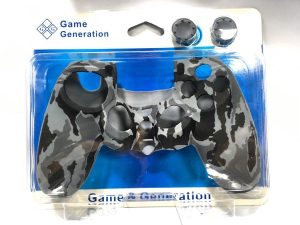 روکش محافظ دسته پلی استیشن 4 طرح ارتشی 4 طوسی Gray War Silicone Cover