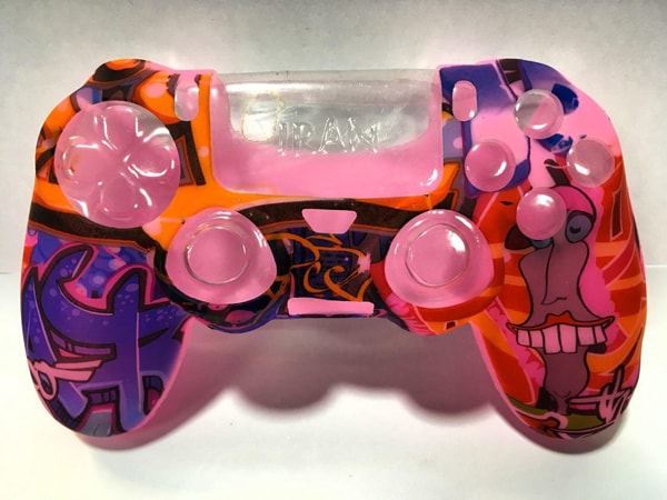 روکش محافظ دسته پلی استیشن 4 Paintings for girls Silicone Cover - Image 4