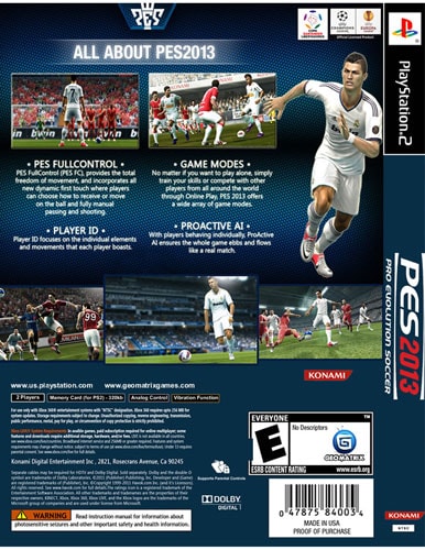 pes 2013 ps2