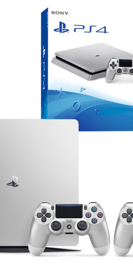 پلی استیشن ۴ اسلیم ۵۰۰ گیگ باندل SILVER TWO
