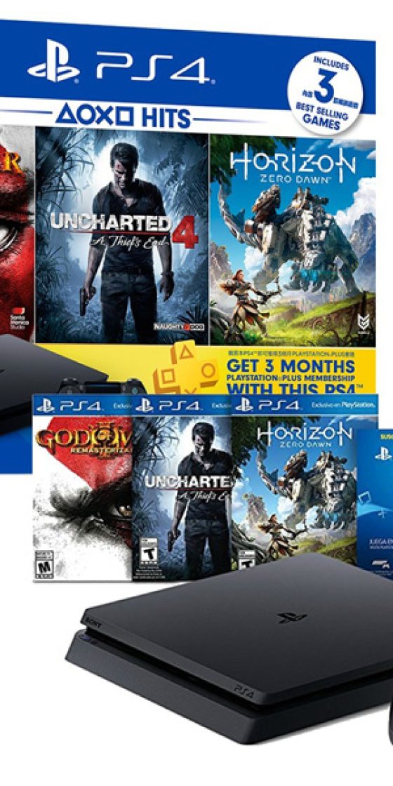 پلی استیشن ۴ اسلیم ۵۰۰ گیگ ریجن ۲ باندل BUNDLE 3Games