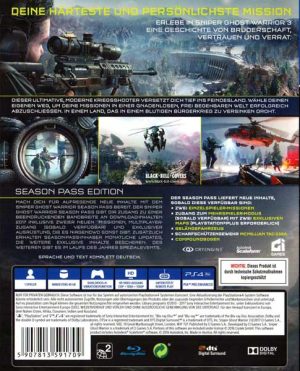 Sniper 3 Ghost Warrior Season Pass Edition PS4