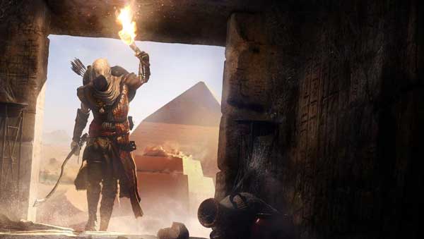 شبیه سازی اهرام مصر با جزئیات بالا در بازی Assassin's Creed Origins