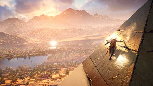 گرافیک Assassin's Creed Origins یک نقاشی هنری ارزشمند از مصر باستان است در بازی Assassin's Creed Origins