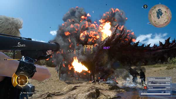 تنوع سلاح ها در بازی FINAL FANTASY XV ROYAL EDITION PS4