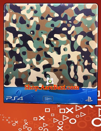 برچسب بدنه و دسته Green Army I Gamer Play Station 4 Slim Cover