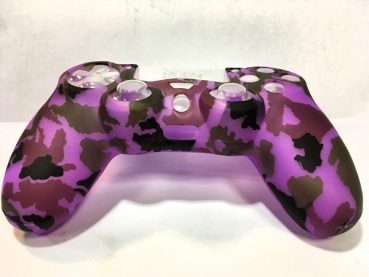 طرح روکش دسته پلی استیشن 4 چریکی بنفش Purple Guerrilla Silicone Cover