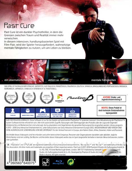 بازی پلی استیشن 4 Past Cure