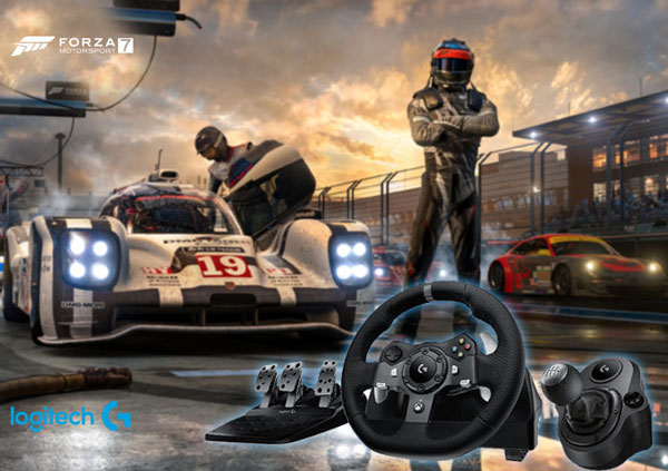 فرمان بازی لاجیتک مدل G920 Racing XBOX One PC