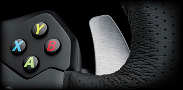 کیفیت بالای چرم فرمان بازی لاجیتک Logitech G920 Racing Wheel XBOX One & PC