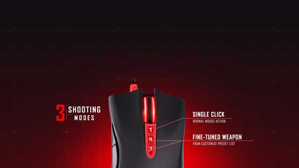 امکانات موس گیمینگ A4TECH Bloody A91 Gaming Mouse