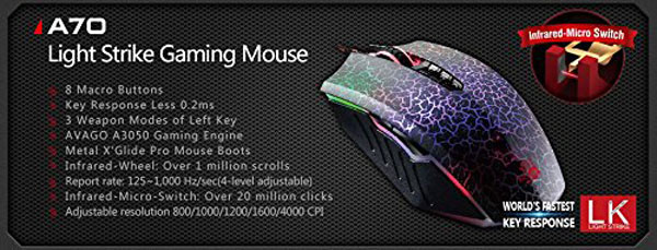 موس گیمینگ A4Tech Bloody A70 Gaming Mouse