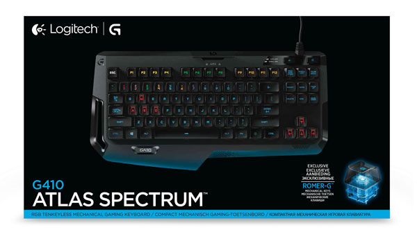 پکیج کیبورد گیمینگ Logitech G410 Atlas Spectrum