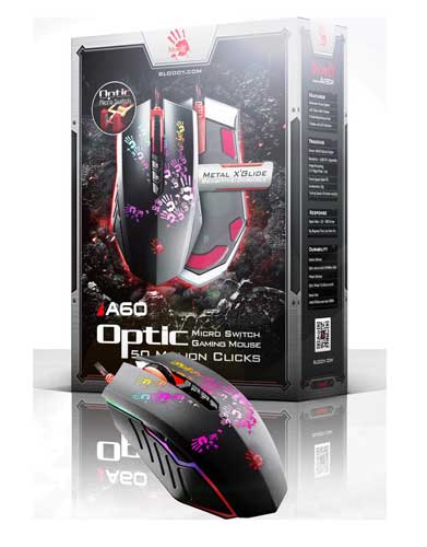 موس گیمینگ A4Tech Bloody A60 Gaming - Image 2