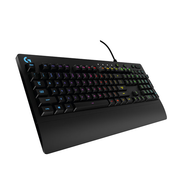 طراحی زیبای کیبورد گیمینگ Logitech G213 Prodigy Gaming Keyboard