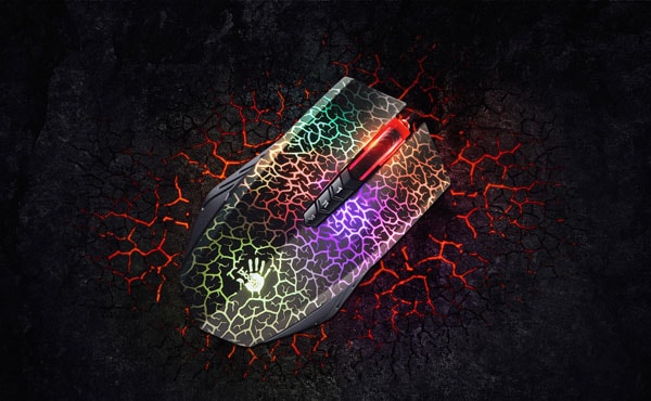 طراحی منحصر موس گیمینگ A4Tech Bloody A70 Gaming Mouse