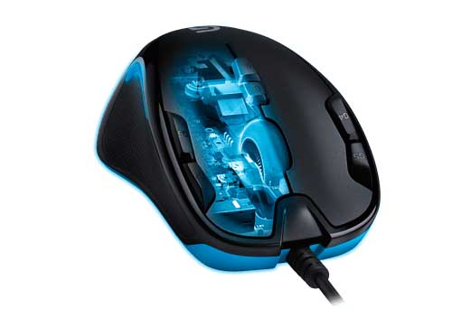کیفیت بالای ساخت موس گیمینگ Logitech G300S Optical Gaming Mouse