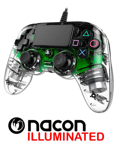 کنترلر نیکون NACON ILLUMINATED GREEN برای PS4